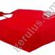 Rote Non-Woven-Taschen mit Boden-und Seitenfalte