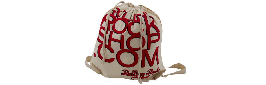 Beispiel für einen Rucksack aus Baumwolle, individuell bedruckt