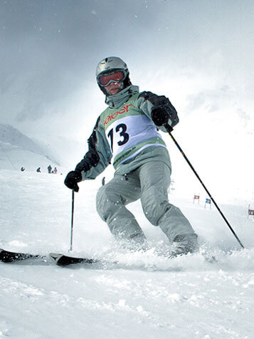 Startnummernleibchen Skisport Beispiel